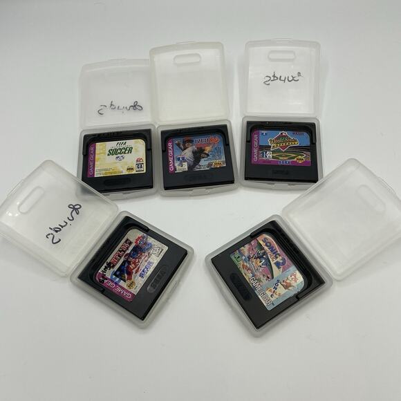 Sega Game Gear Video Games Lot UNTESTED - Picture 1 of 1